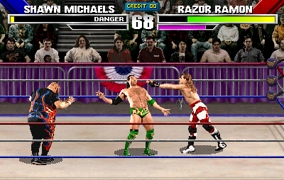 WWF： 疯狂摔跤 (修正版 1.30 08：10：95) 游戏封面