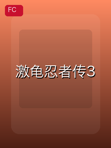 激龟忍者传3 游戏封面