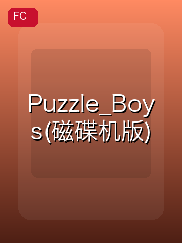Puzzle_Boys(磁碟机版) 游戏封面