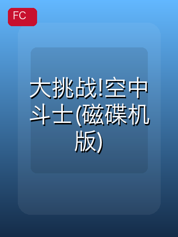 大挑战!空中斗士(磁碟机版) 游戏封面