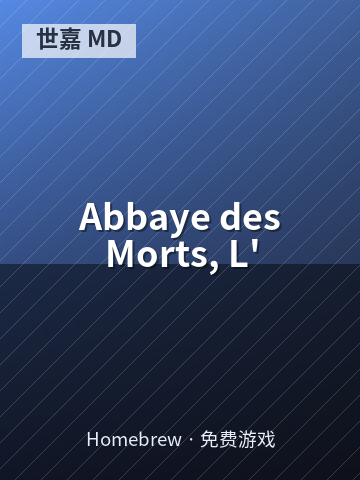 Abbaye des Morts, L' 游戏封面